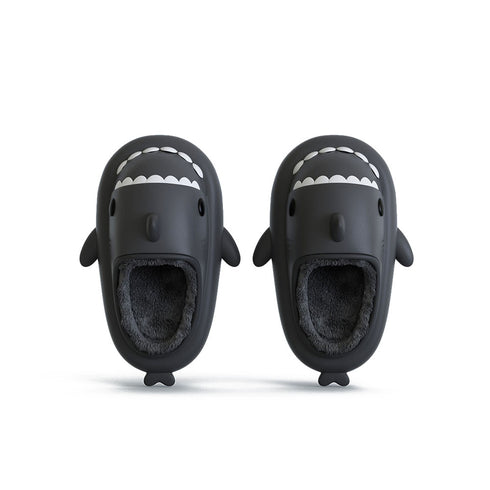 Sharkicks Basic - Invierno, Pantuflas de Tiburón, Tacón Abierto